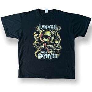 X-Large Lynyrd Skynrd Kid Rock 2008 Band T-Shirt